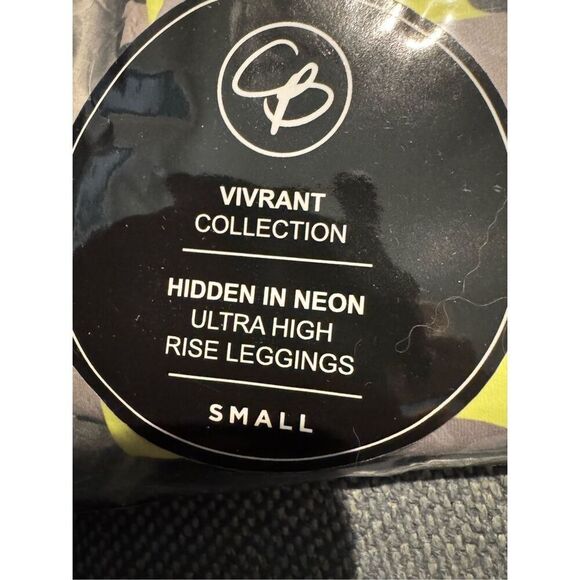 Celestial Bodiez NWT OG Ultra High Rise Leggings in 'Hidden in Neon' Size Small - Picture 3 of 7